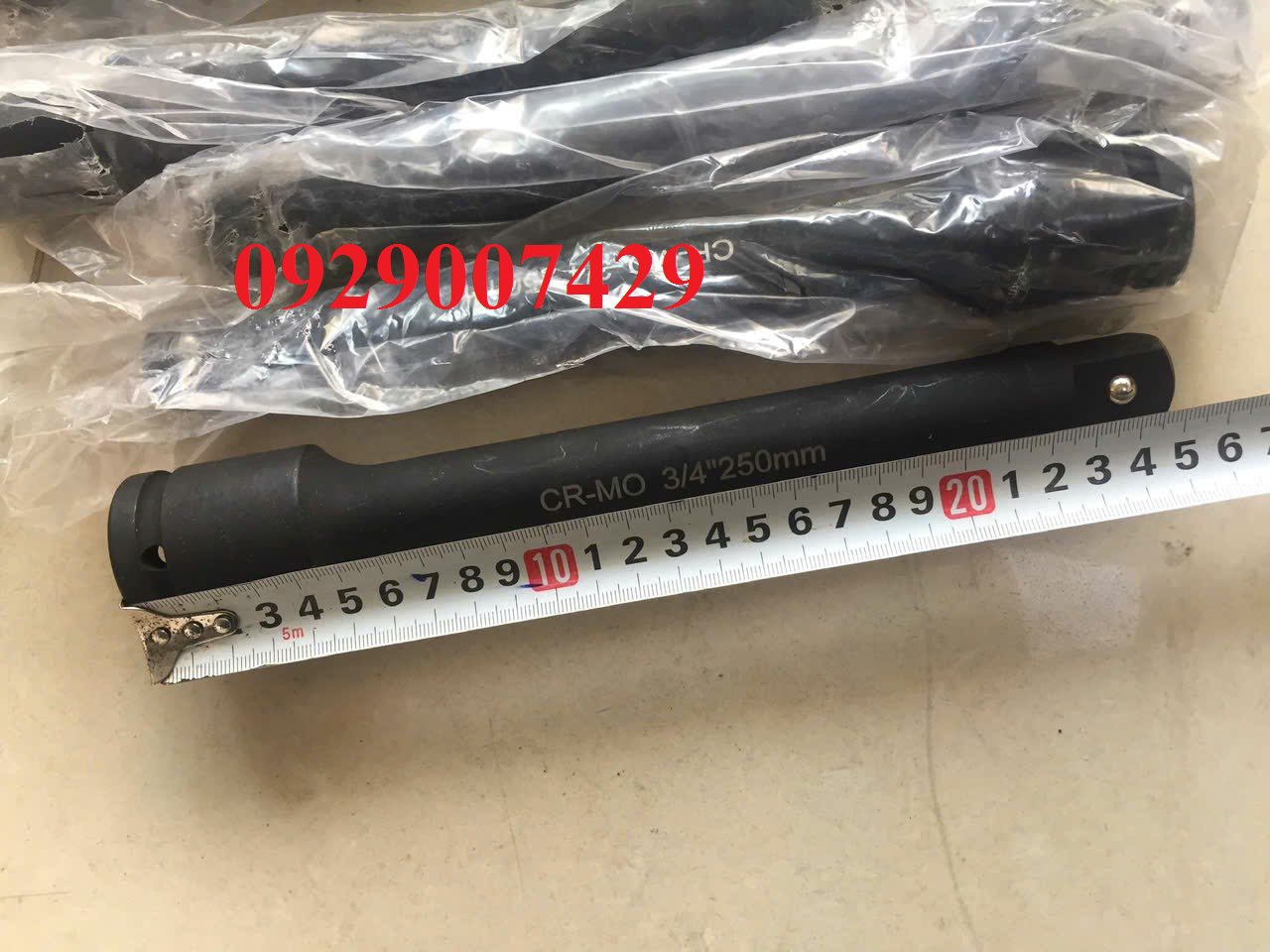 Đầu nối khẩu 3/4'', L=250mm CR-MO